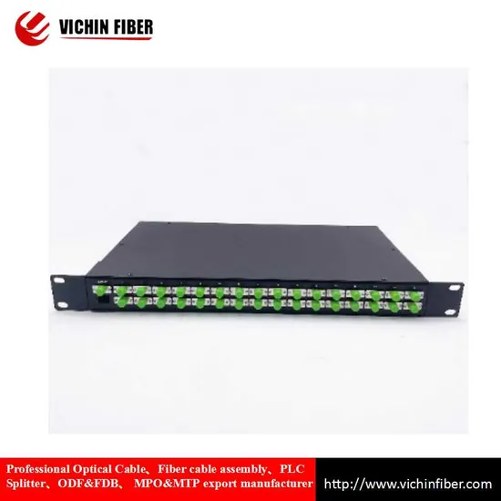 19inch 1u 1X32 Fiber Optic FC/APC Rack Mount PLC Splitter