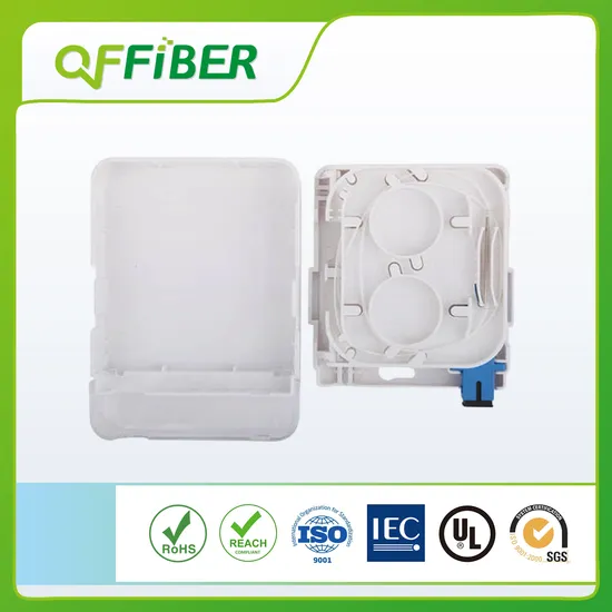 FTTH Mini Distribution Box Wall Mounted Fiber Optic Adapter Access Terminal Box