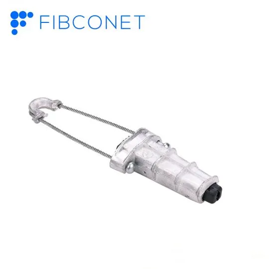 FTTH Suspension Nylon/Aluminum/Stainless Steel Tension Cable Clamp