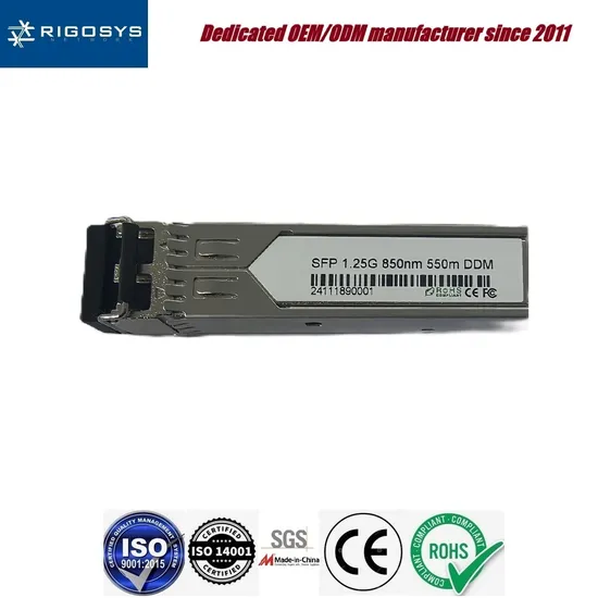 850nm 500m Dual Fiber Multi-mode 1.25G SFP Module Transceiver