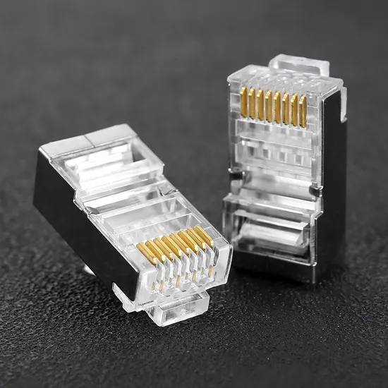 CAT6 RJ45 Connector for LAN Cable 8p8c Shielded