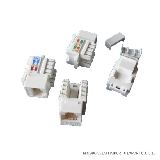 UTP CAT6 Keystone Jack RJ45 Network Module Jack CAT6 Ethernet Connector 8p8c Keystone Jack Module