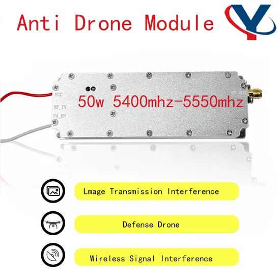 Wireless Signal Defense 50W 5400-5550MHz Fpv RF Amplifier Anti Drone Interference Module