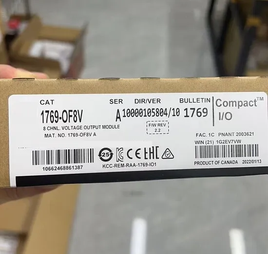 1769-Of8V New Factory Sealed Compactlogix 8 PT a/O Voltage Module 1769of8V