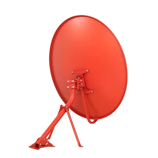 Ku Band 60cm Satellite Dish Antenna with Wind Tunnel Flat Satellite Antenna