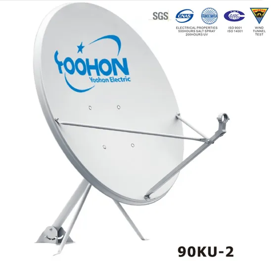 90cm Ku Band Satellite TV Receiver (90KU-2) Dish Antenna