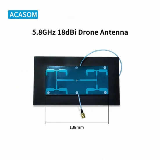 5.8GHz 18dB Drone High Gain Amplifier Booster Antenna Drone Blocker Direction Antenna