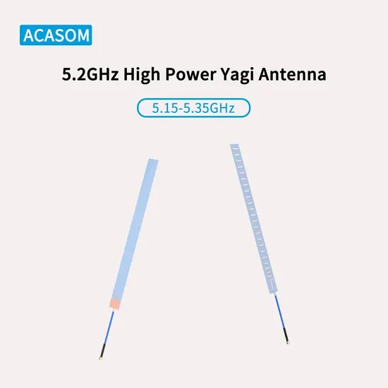 5.2GHz 50W Yagi High Gain Antenna SMA Male Antenna Drone Blocker Direction Antenna