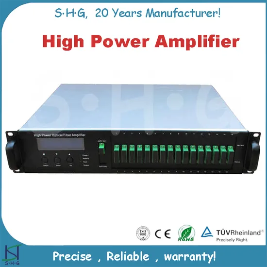 4/8/16/32/64 Channel CATV High Power Fiber Optical/Optic EDFA Amplifier