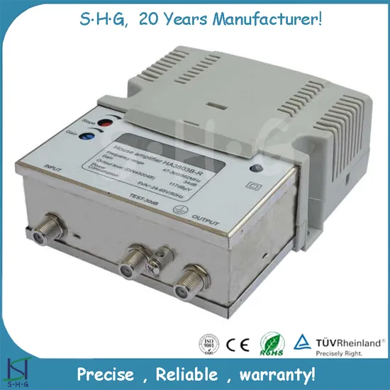 Factory Price Indoor CATV House Amplifier Optional with Return Path