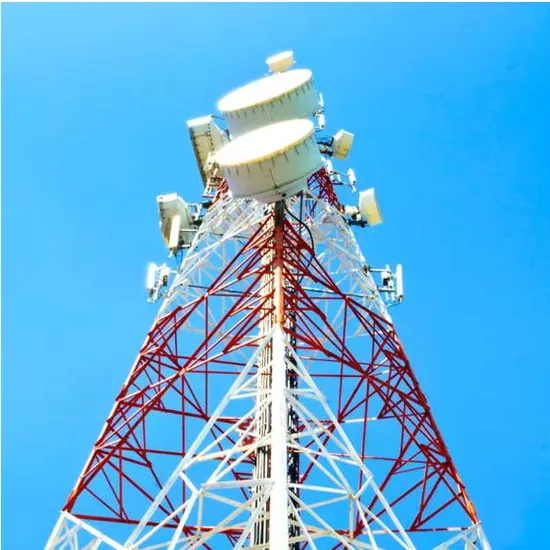Three Legged Angle Steel Telecommunication Mast Tower