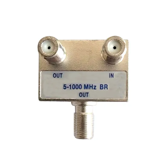 High Isolation V-Type Gecen 5-1218MHz 2 Ways Smatv Satellite Signal CATV Splitter Model GS01-02