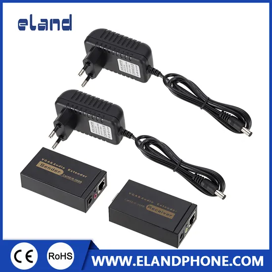 Transmits VGA Video up to 328 Feet (100m) Extender