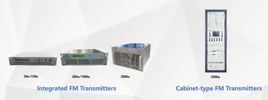 Latest 50W Analog Audio Broadcasting FM Radio Transmission Systems