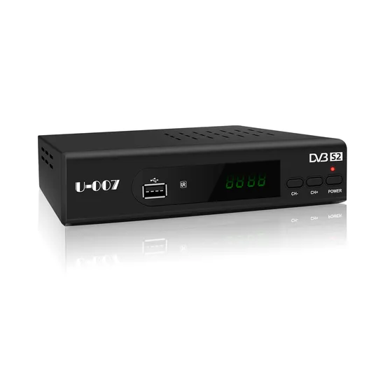 Junuo Satellite Set Top Box Dish Antenna WiFi HD HD DVB-S2 TV Decoder Pakistan Egypt Receiver