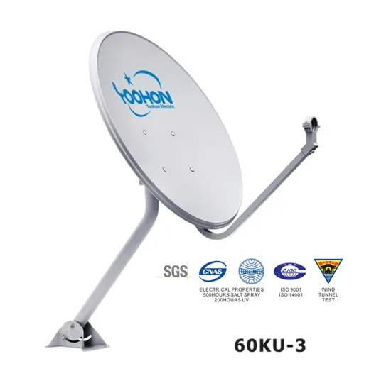 60cm Ku Band TV Satellite Antenna Dish