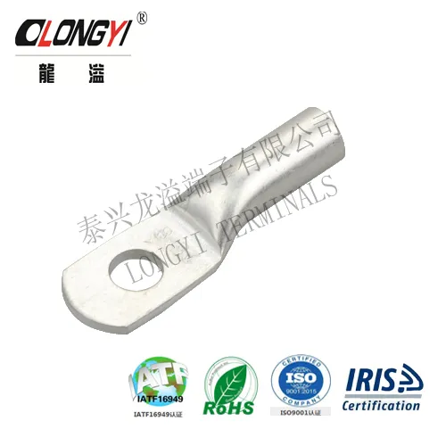DIN46235 Type Full Sizes Compression Copper Cable Lug One Hole Code Conductor Standard Barrel Copper Lug with Inspection Window