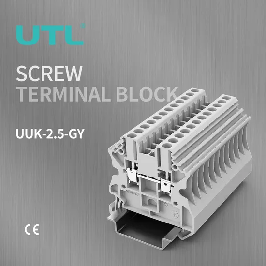 1000V Ut Phoenix Replacement 2.5mm Screw DIN Rail Terminal Block Wire Connector