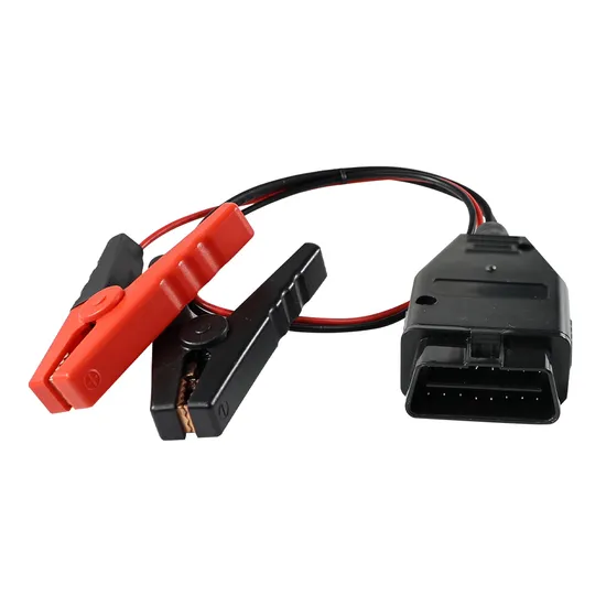 12V Vehicle ECU Emergency Power Supply OBD II Car Memory Saver Cable with 2 Alligator Clips