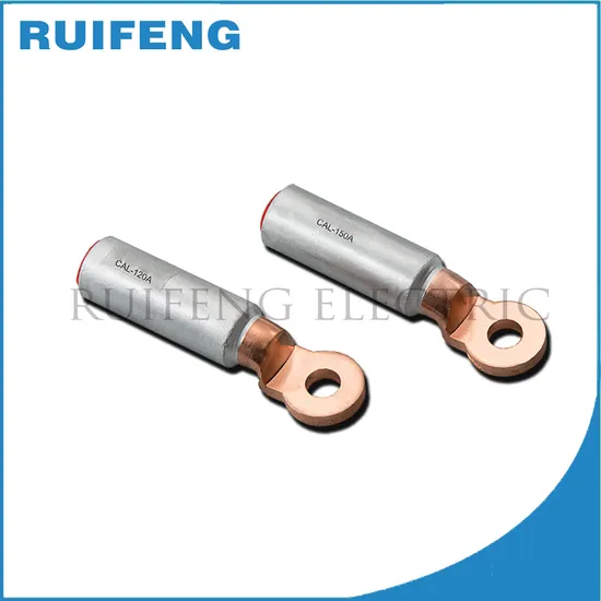 IEC 61238-1 Cal Bimetal Cable Al. Cu. Lugs in Manufacturers Hex Crimping