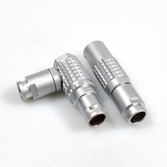 Good Price Fhg Angle Plug 2 3 4 5 6 7 8 9 16 26 Pins Circular Push Pull Connector