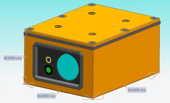 60m Detection Distance 0-90, 000ppm. M Uav Laser Methane Sensor for Drone