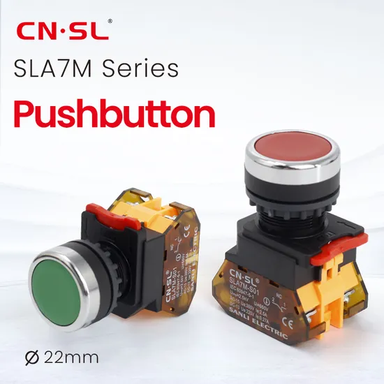 Sanli SLA7M series 10A control appliance push button switch