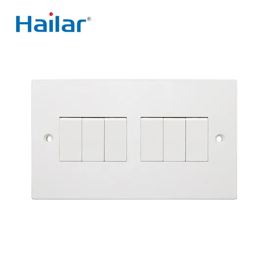 10A Push Button Light Wall Switch White Color Screw Switch