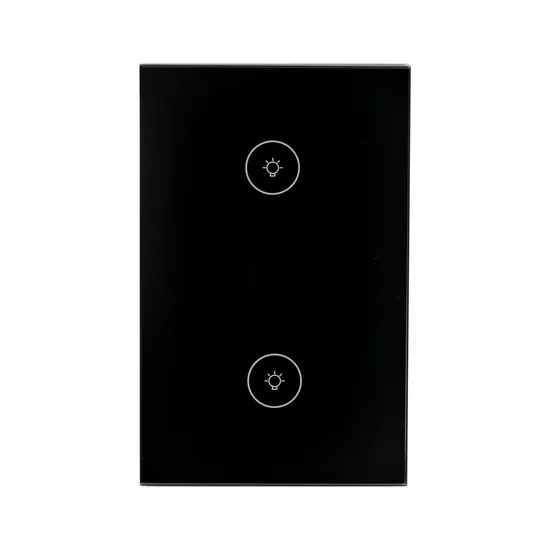 Matter WiFi Bt/Zigbee Wall Touch Tuya (Smart life) Smart Electrical Light Home Switch with Tempered Glass