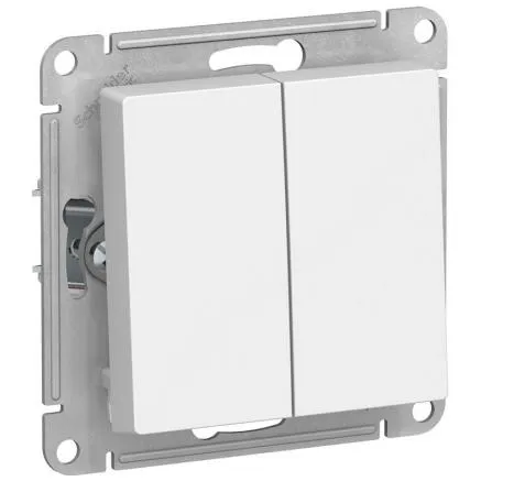 2 Gang Elctric Switch White European 10A for Light