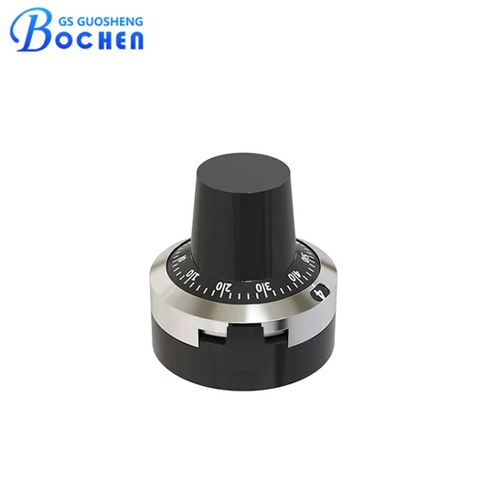 Sifam 17mm Black Metal Digital Dial Potentiometer Knob for 6mm Shaft