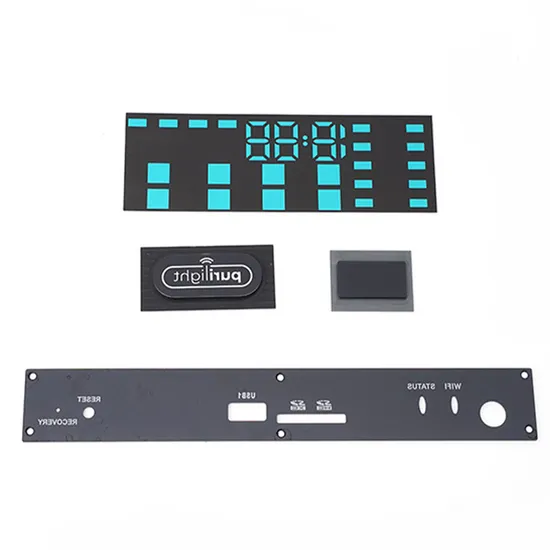 Custom Factory Screen Printing Touch Control Transparent Plastic/Polycarbonate/PMMA/PC/PVC/Acrylic Lens/Button/Switch Sticker/Membrane Front Panel