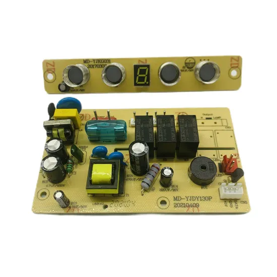 Electronic Components 5-Key Switch and PCB Kitchen Control PCBA Assembly Range Hood Circuit Board