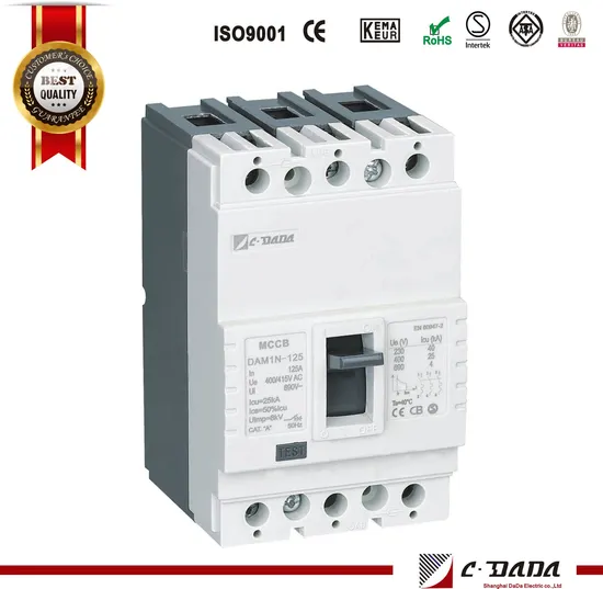 Cdada Dam1-125 MCCB Factory Moulded Case Circuit Breaker with Kema Asta Certification
