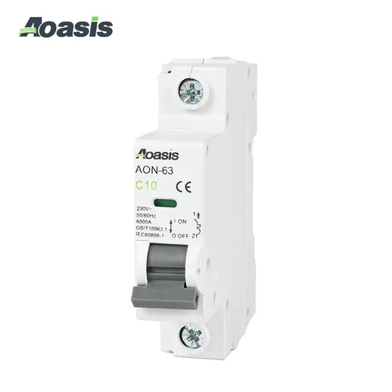 Aoasis Aon-63 Dz47 C63 2A-63A 1p/2p/3p/4p AC 230V/400V 6ka Mini Circuit Breaker MCB