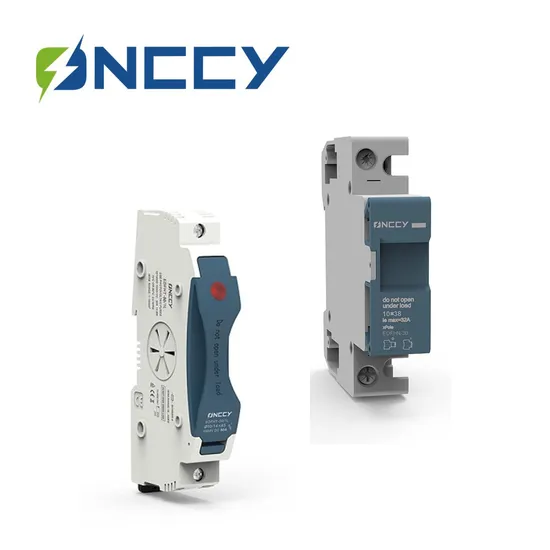 Solar PV DIN Rail DC1000V DC1500V 10X38mm 1p 2p 32A 10ka Fuse Holder