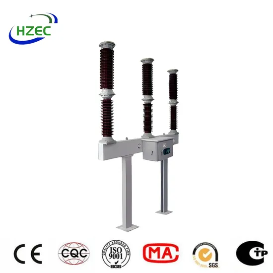 Sf6 Gas Circuit Breaker 110kv Outdoor High Voltage Porcelain Column Type