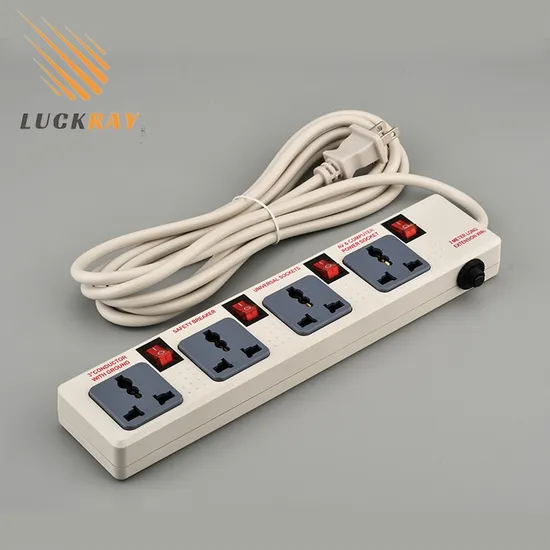 Universal Extended Socket with Safety Break and Unique on-off Switch Power Strip