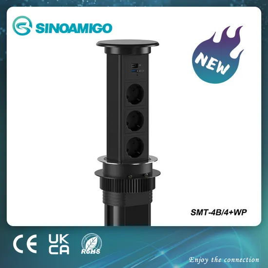 Under Table Power Socket Pop up Power Sockets with Wireless Charger