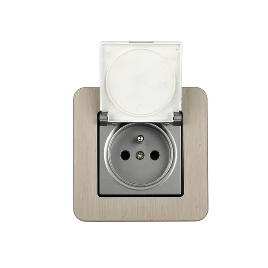 EU/UK Big Push Button PC Brushed Surface Panel Black 1 Gang 1 Way Light Electric Touch Wall Home Switch and Socket