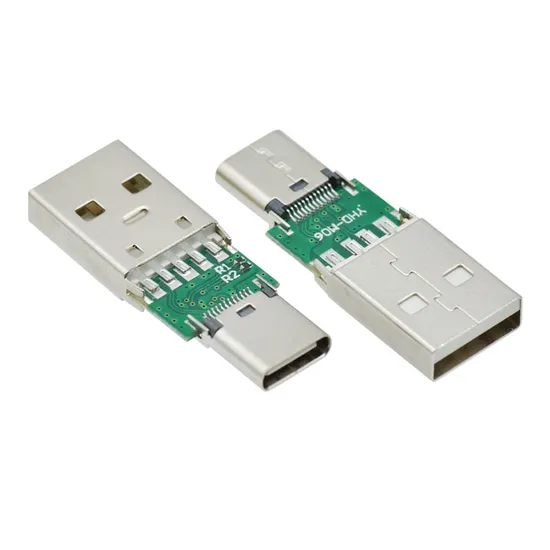 USB-a 3.0 to Type-C 24 Pin Plywood Female Dual Resistance Adapter