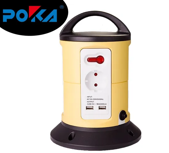 Switch Socket Multi Outlet Tower Electrical Power Strip Extension Socket