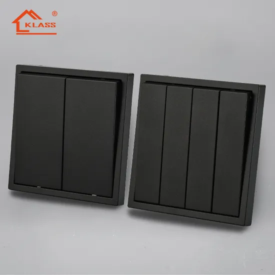 Factory Supply BS1363 Electrical 4 Gang 6 Gang 16A Wall Switch for Lighting Industry