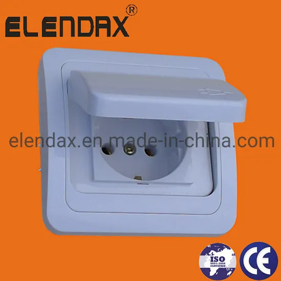 Schuko Socket Outlet with Waterproof