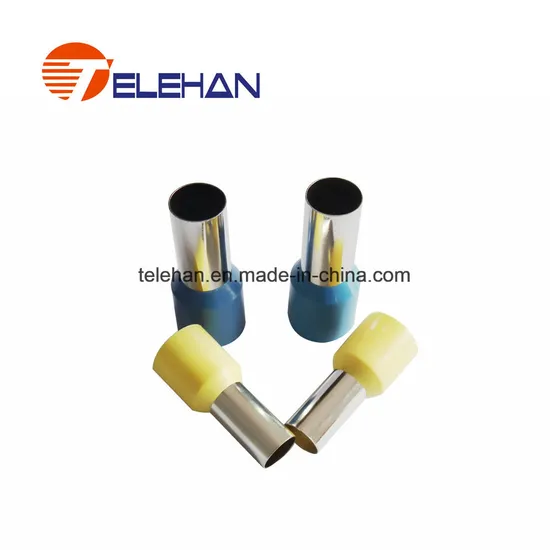 E Type Single Hole Cable End Ferrule, Cord End Terminal