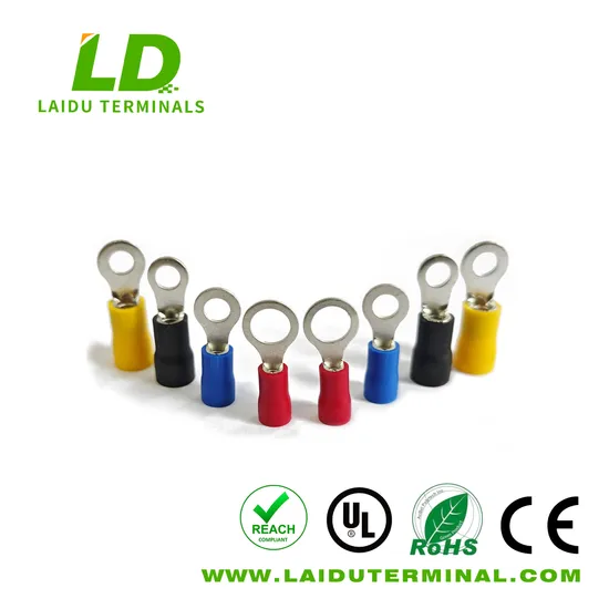 RV 1.25 Vinyl-Insulated Ring Terminal, PVC Copper Lug Terminal