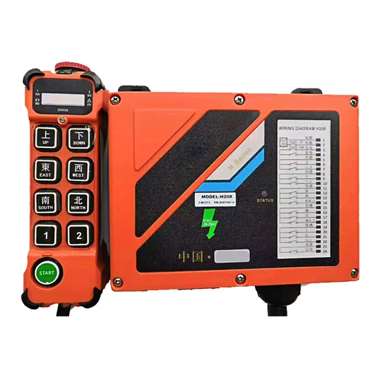 H208 Henjel 8-Button Double Speed RF Remote Control Industrial Remote Control