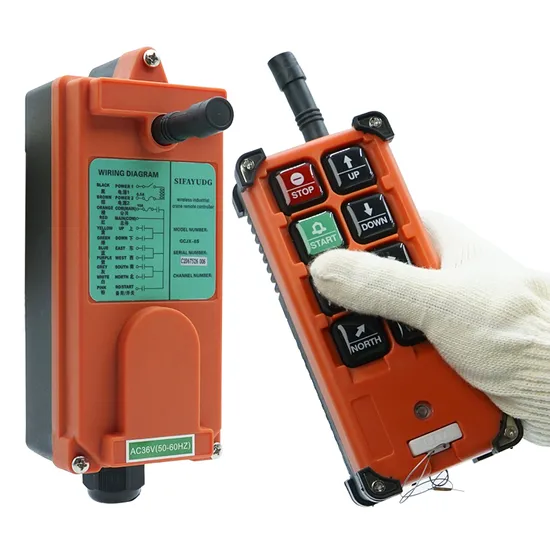 Electrical-Electronics F21-E1b 6 Single Speed Buttons Electric Hoist Lifting Handing Winch Forklift Overhead Crane Radio Industrial Wireless Remote Control