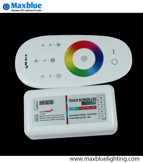 DC12-24V 2.4G Touch Screen LED RGBW Controller for LED Strip