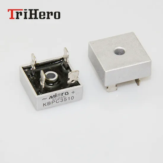 Trihero Kbpc1010 2510 3510 Single-Phase Diode Bridge Rectifier